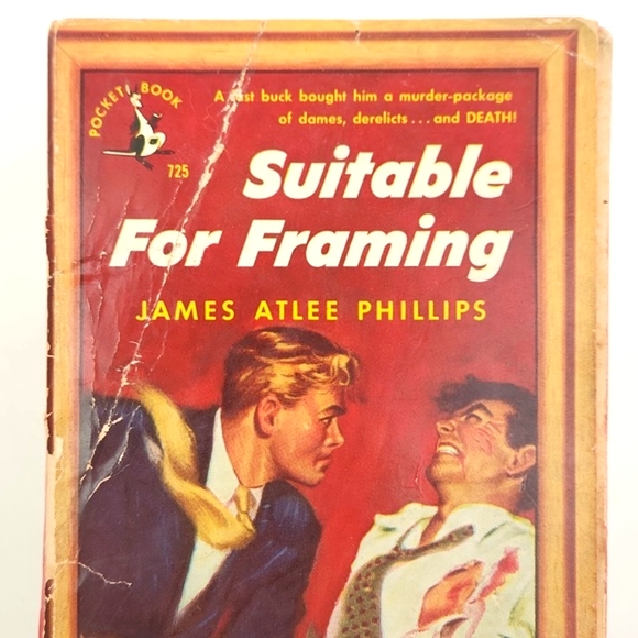 Suitable For Framing, 1950 Pocket book, crime, fiction - Picture 3 of 11